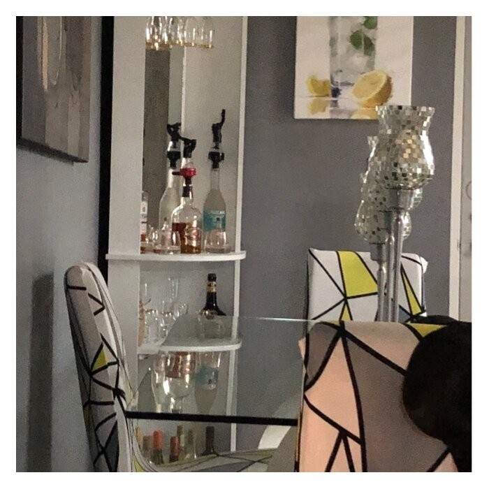 Oblak Corner Bar Cabinet