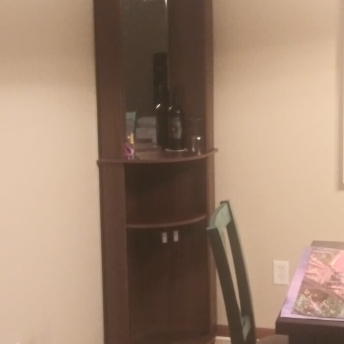 Oblak Corner Bar Cabinet