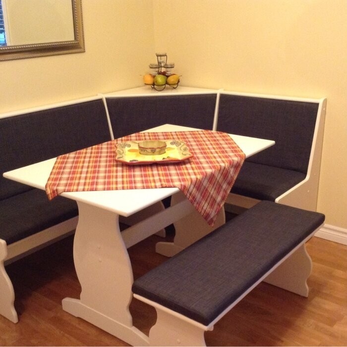 Olivia 5 - Person Breakfast Nook Dining Set