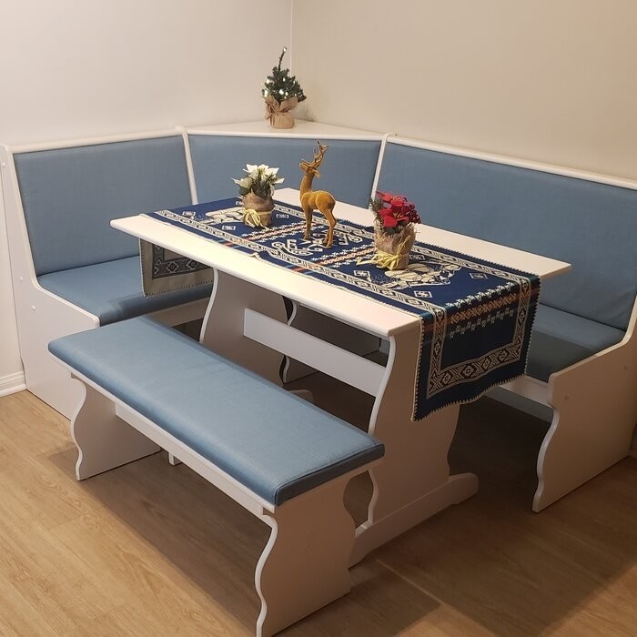 Olivia 5 - Person Breakfast Nook Dining Set