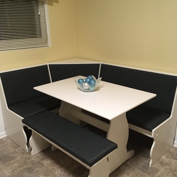 Olivia 5 - Person Breakfast Nook Dining Set
