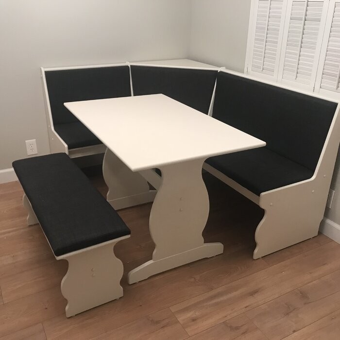 Olivia 5 - Person Breakfast Nook Dining Set