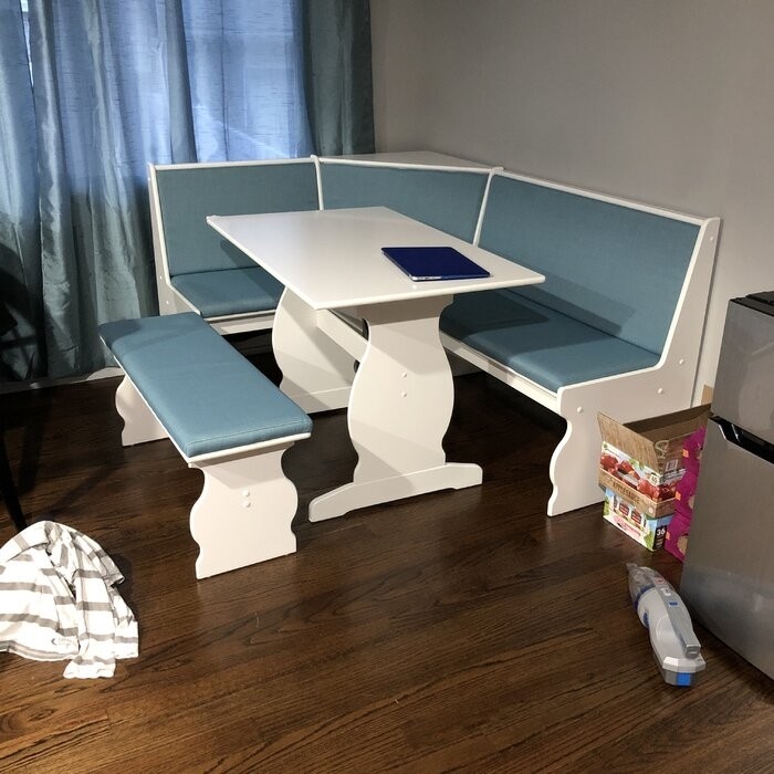 Olivia 5 - Person Breakfast Nook Dining Set