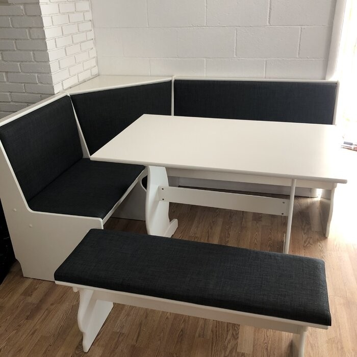 Olivia 5 - Person Breakfast Nook Dining Set