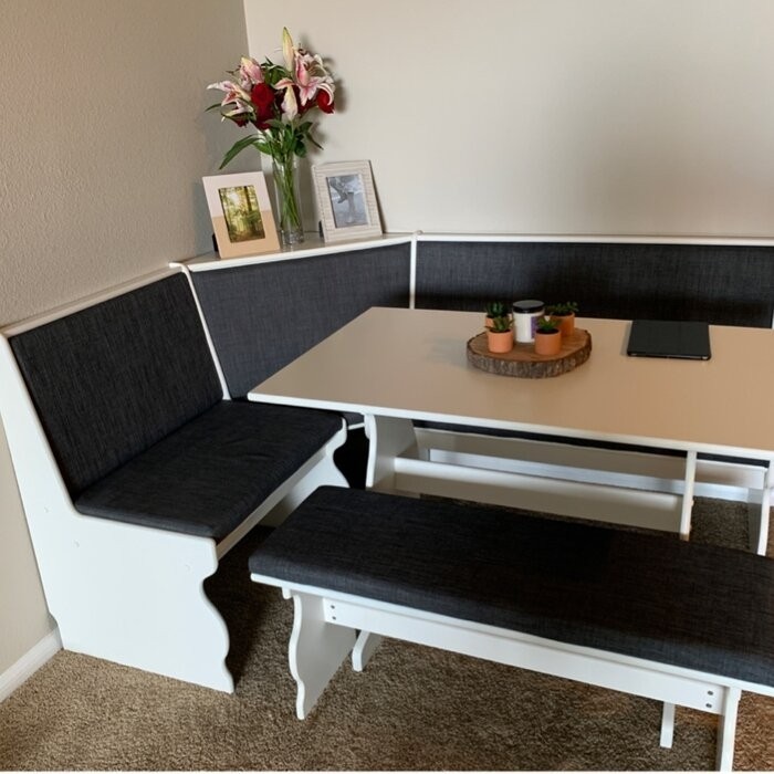 Olivia 5 - Person Breakfast Nook Dining Set