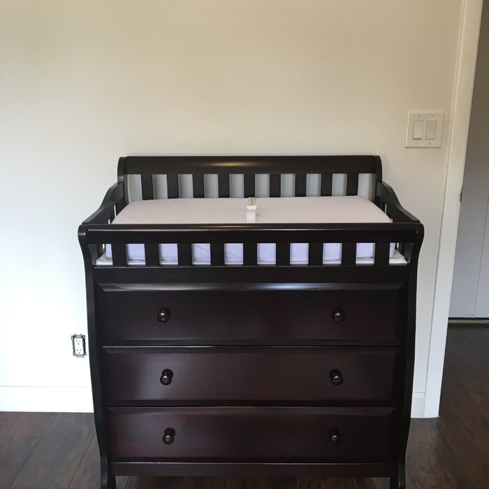 oneman changing table dresser with pad