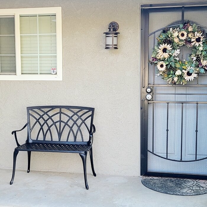 Oriol Cast Aluminium Garden Bench