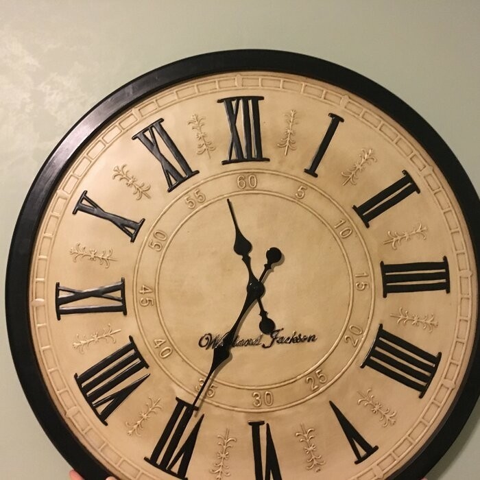 Oversized Hovis Wall Clock