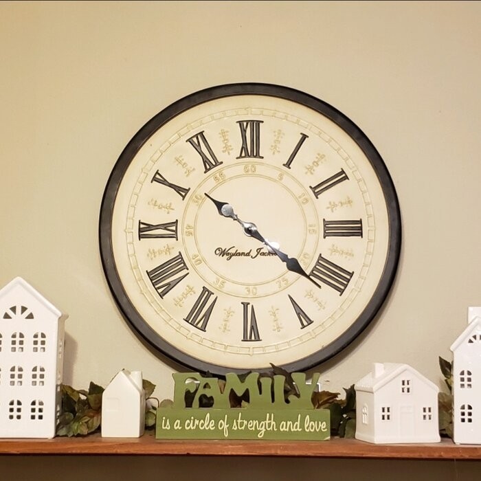 Oversized Hovis Wall Clock