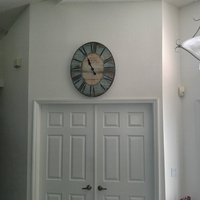 Oversized Whipe 24.25" Wall Clock