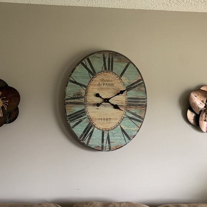 Oversized Whipe 24.25" Wall Clock
