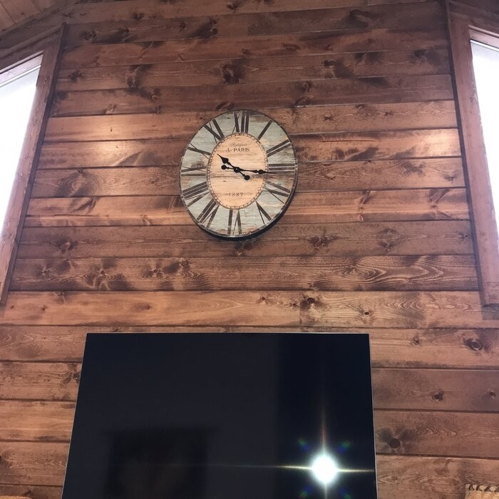 Oversized Whipe 24.25" Wall Clock