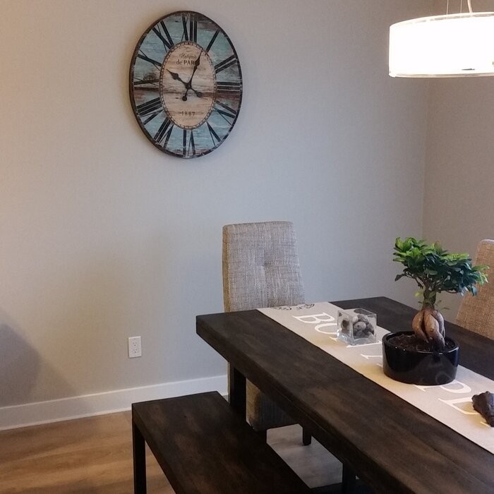 Oversized Whipe 24.25" Wall Clock