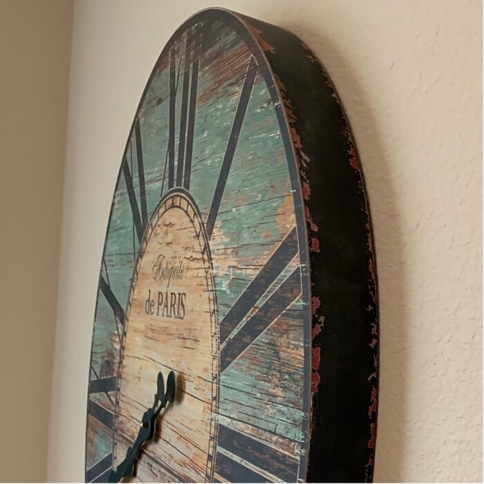 Oversized Whipe 24.25" Wall Clock