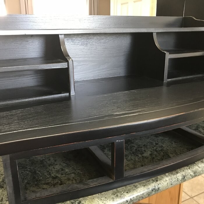 Paignt Secretary Desk with Hutch