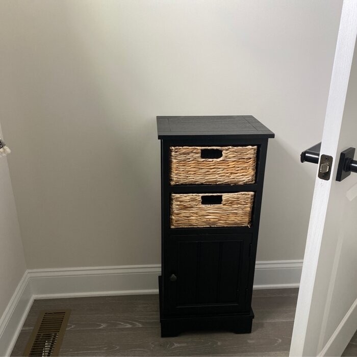 Painswick 35'' Tall Solid Wood 1 - Door Accent Cabinet