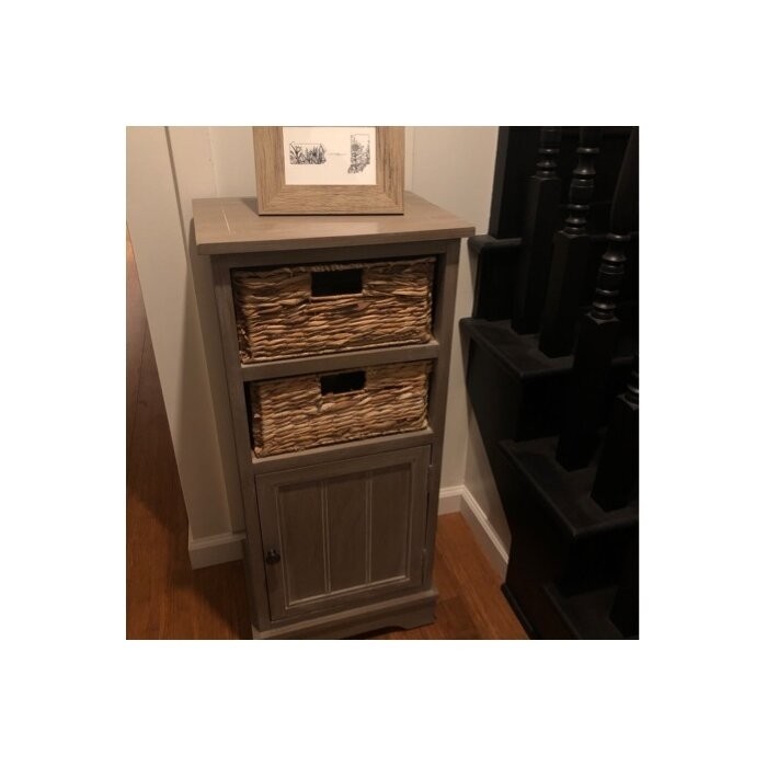 Painswick 35'' Tall Solid Wood 1 - Door Accent Cabinet