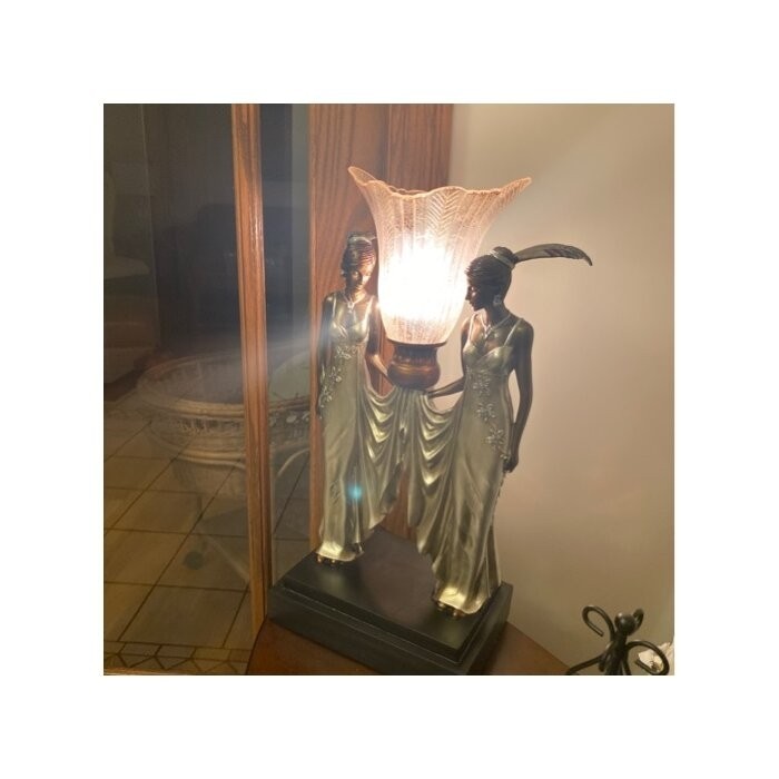 Peacock Maidens Illuminated Figurine