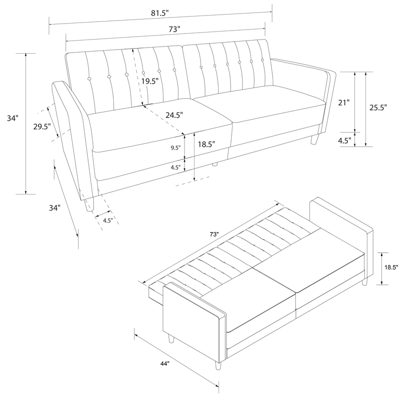 Black Velvet Sofa - Ideas on Foter