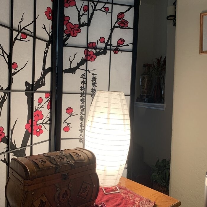 Perley 4 - Panel Solid Wood Folding Room Divider