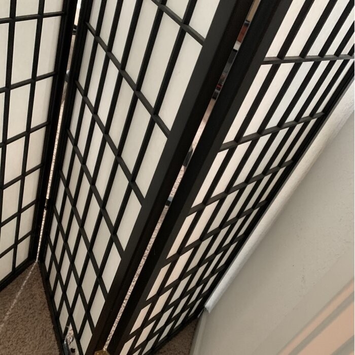 Perley 4 - Panel Solid Wood Folding Room Divider
