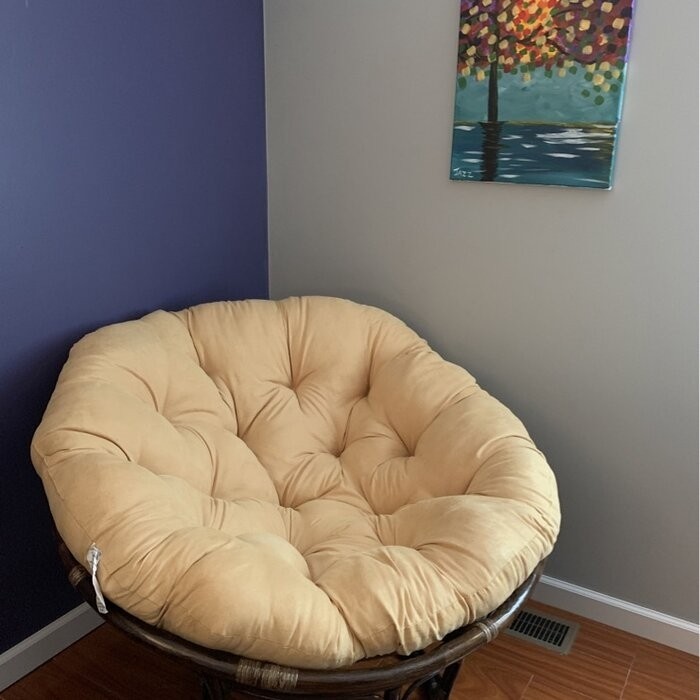 Pettis 42'' Wide Tufted Papasan Chair