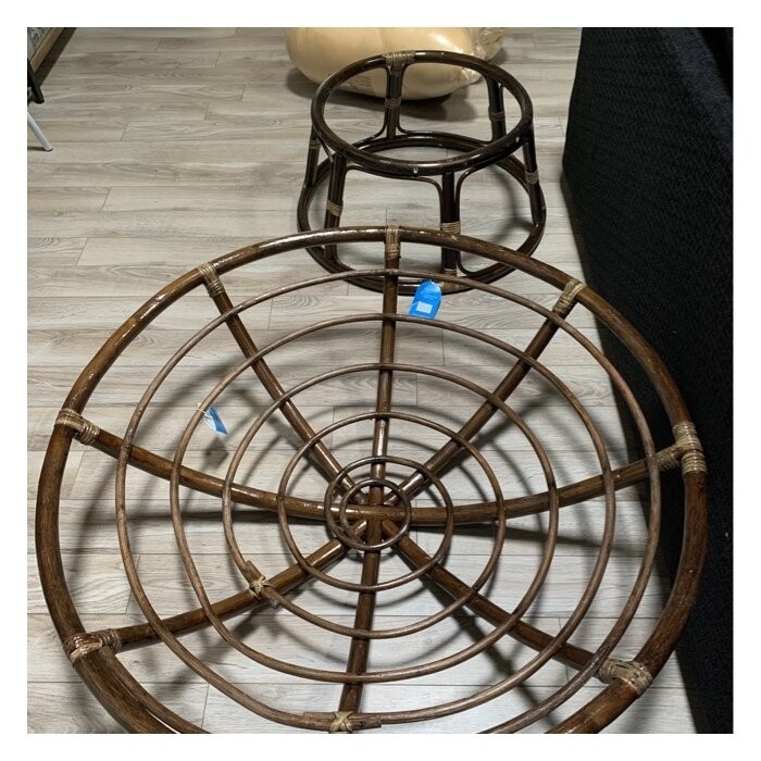 Pettis 42'' Wide Tufted Papasan Chair