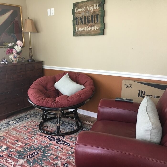 Pettis 42'' Wide Tufted Papasan Chair