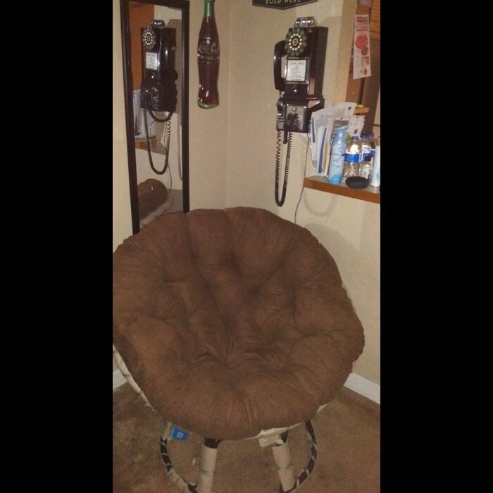 Pettis 42'' Wide Tufted Papasan Chair