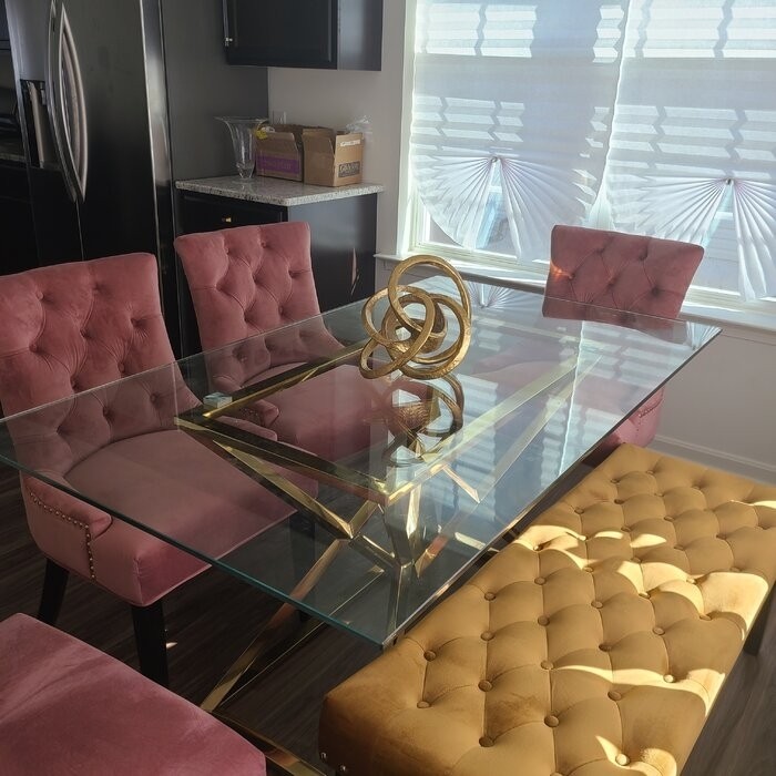 Pettry 63'' Pedestal Dining Table