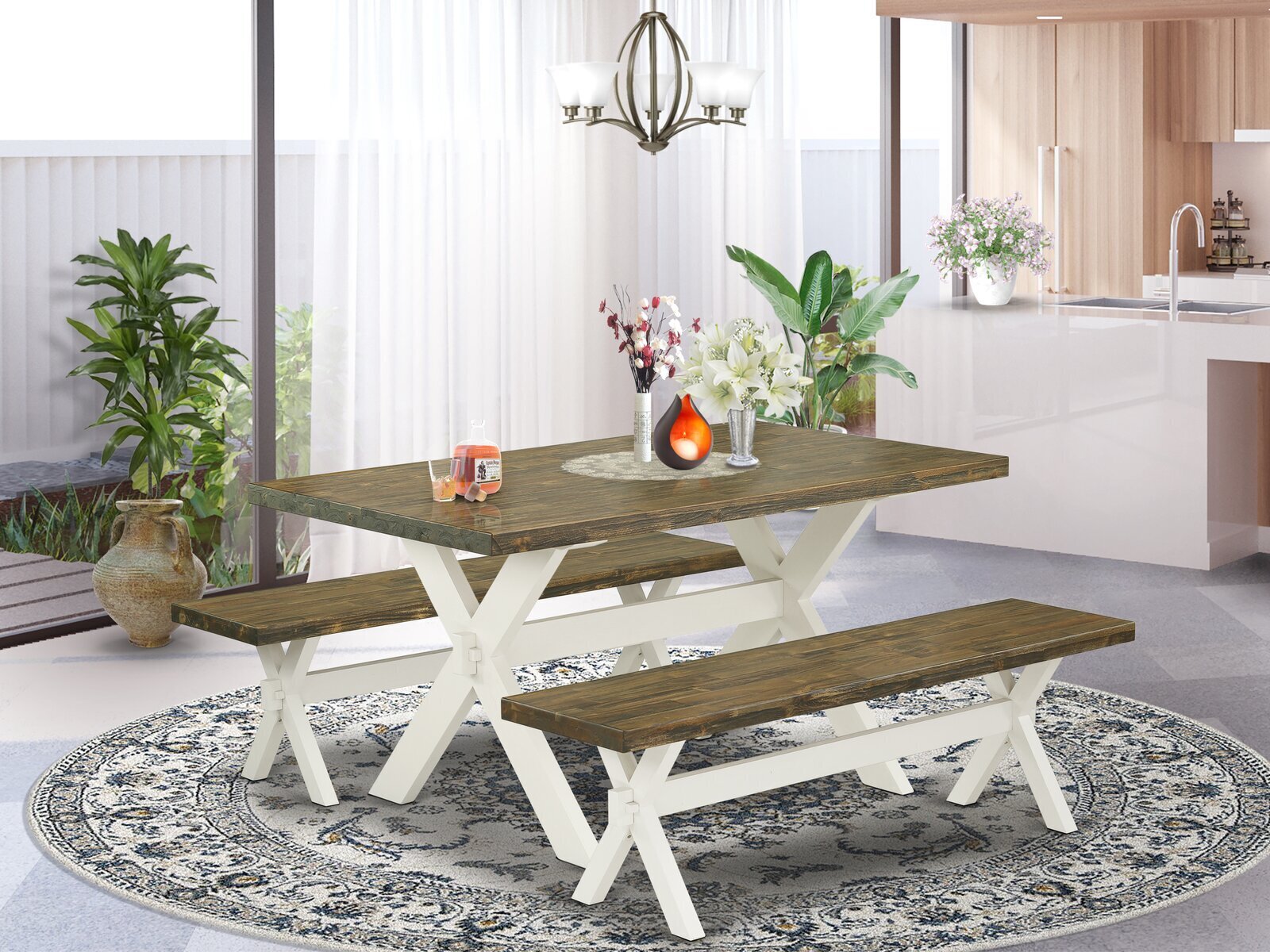 Picnic Farm Table with Bench