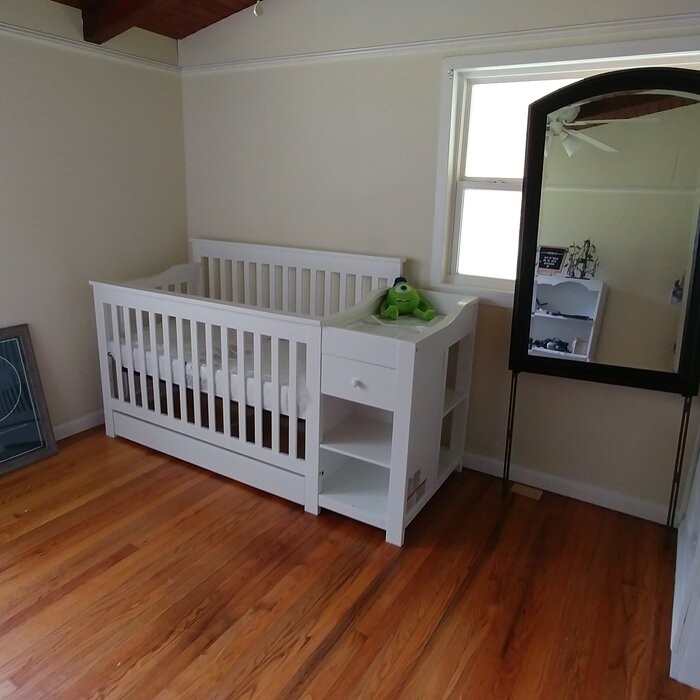 Piedmont 4-in-1 Convertible Crib and Changer with Storage