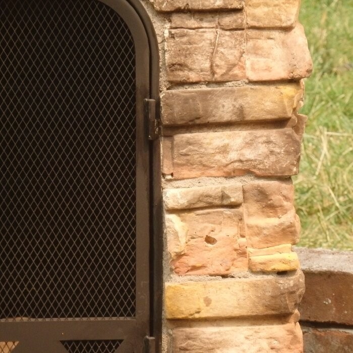Pirtle 48.03'' H Steel Wood Burning Outdoor Fireplace