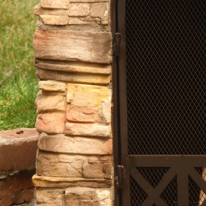 Pirtle 48.03'' H Steel Wood Burning Outdoor Fireplace