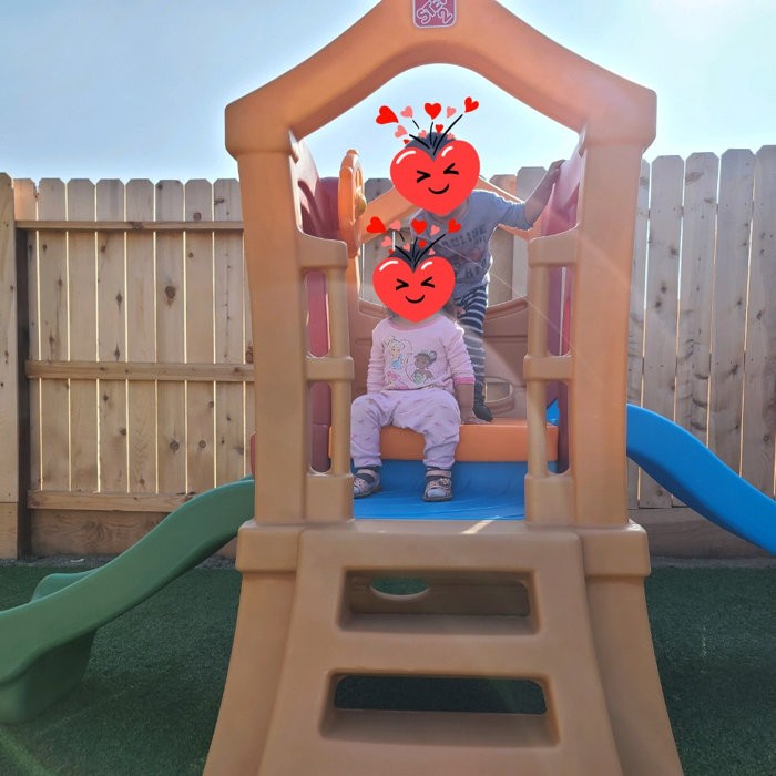 Play Up Double Slide Climber