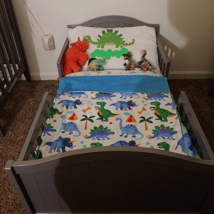 Portland Toddler Solid Wood Convertible Bed by Harriet Bee