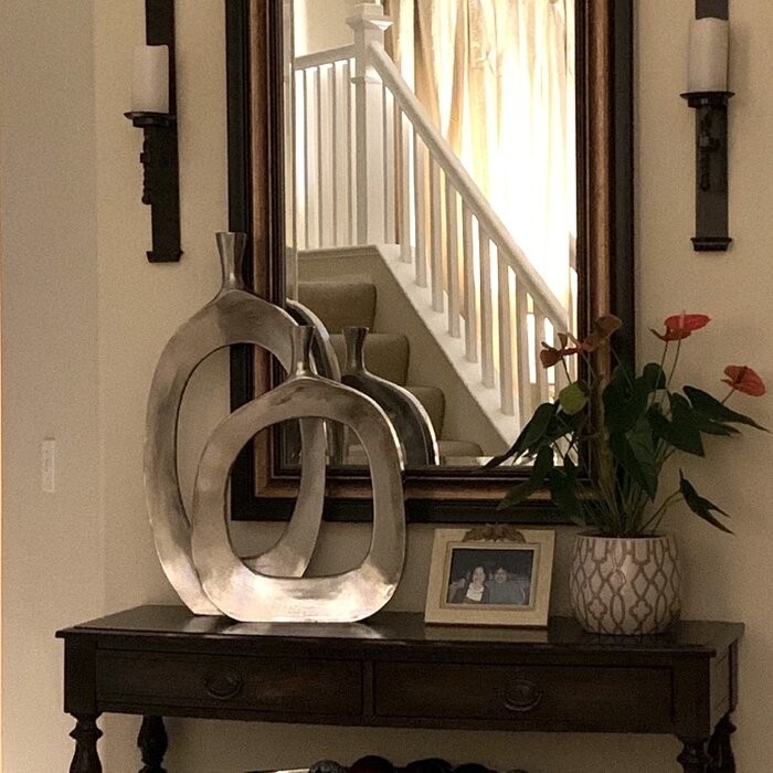 Post 28" Iron Wall Sconce