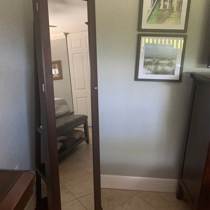 Quakertown 21.3'' Wide Jewelry Armoire with Mirror