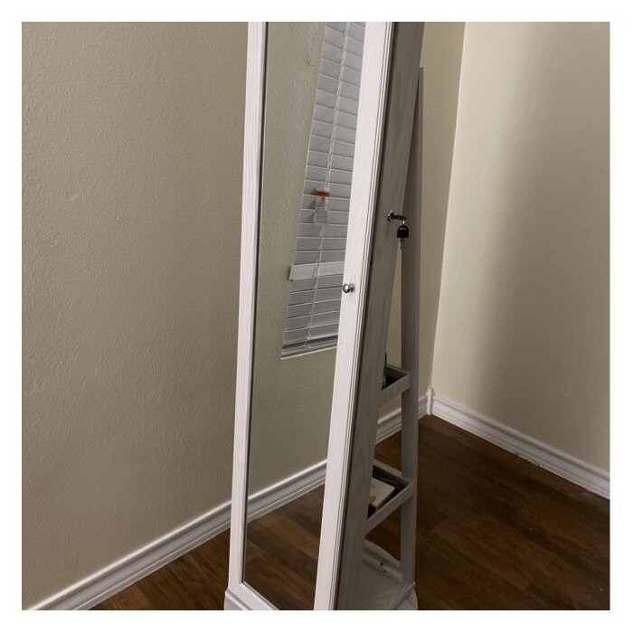 Quakertown 21.3'' Wide Jewelry Armoire with Mirror