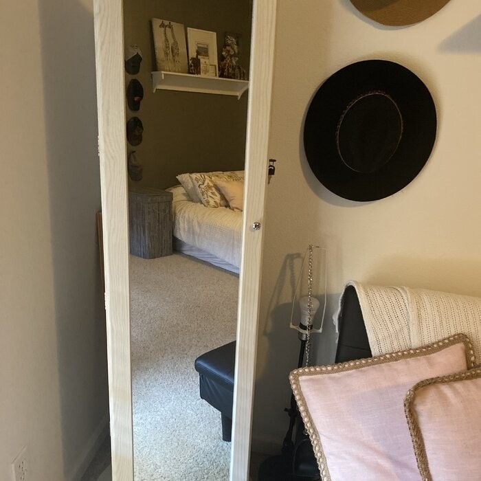 Quakertown 21.3'' Wide Jewelry Armoire with Mirror