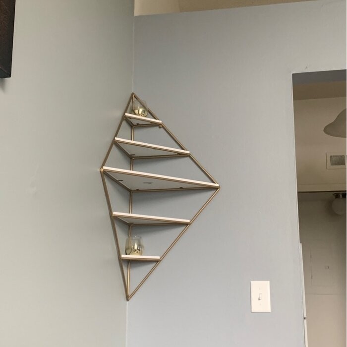 Quon 5 Piece Diamond Corner Shelf