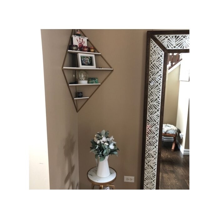 Quon 5 Piece Diamond Corner Shelf