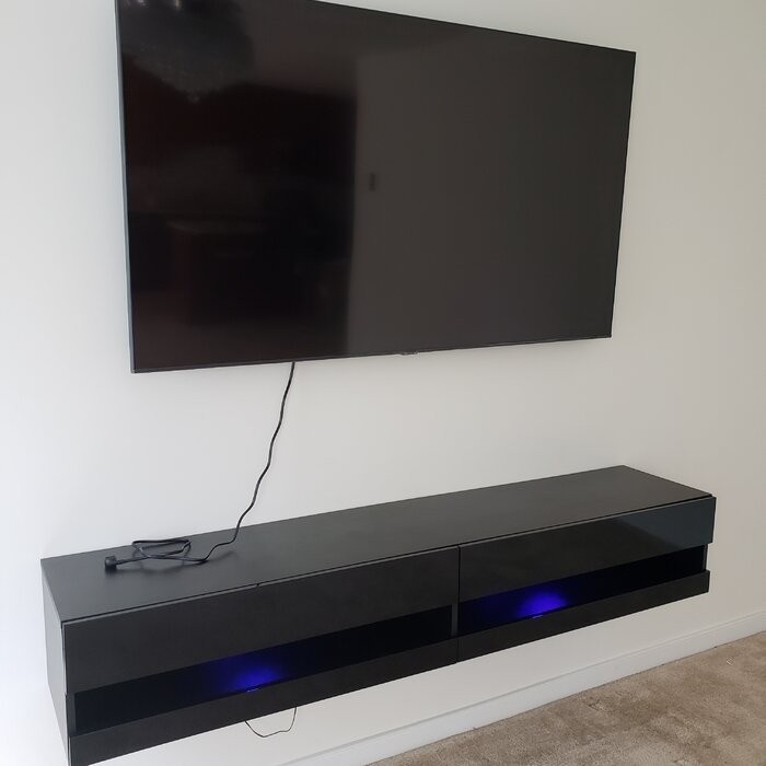 Ramsdell Floating TV Stand for TVs up to 78"