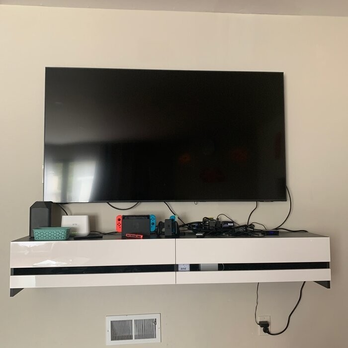 Ramsdell Floating TV Stand for TVs up to 78"