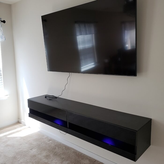 Ramsdell Floating TV Stand for TVs up to 78"