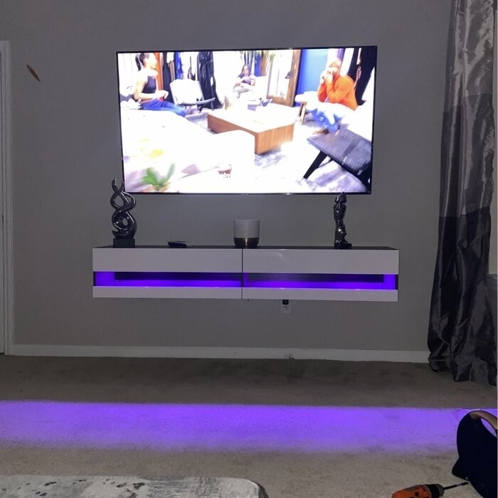 Ramsdell Floating TV Stand for TVs up to 78"