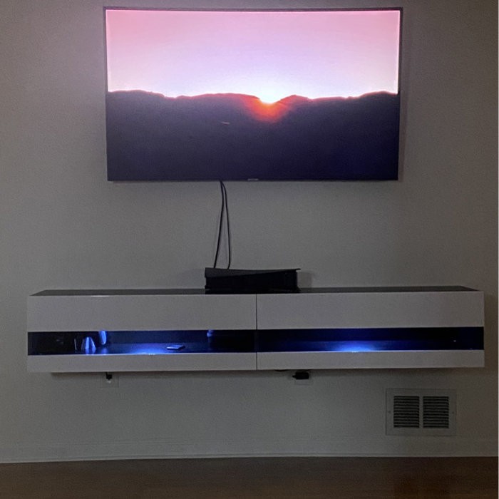 Ramsdell Floating TV Stand for TVs up to 78"