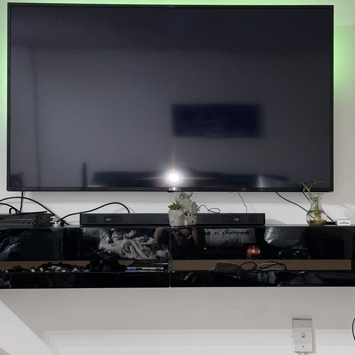 Ramsdell Floating TV Stand for TVs up to 78"