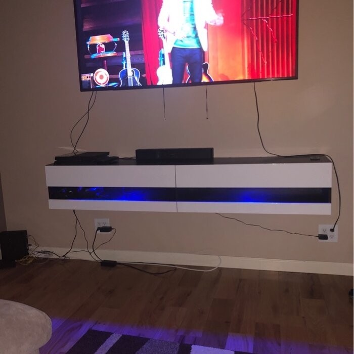 Ramsdell Floating TV Stand for TVs up to 78"