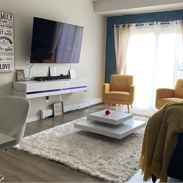 Ramsdell Floating TV Stand for TVs up to 78"